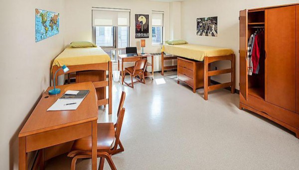 The new dorm rooms in Seton Hall’s newly renovated Aquinas Hall are built on PRIMER STX 100 and LEVELINE 15 underlayment from PSP.